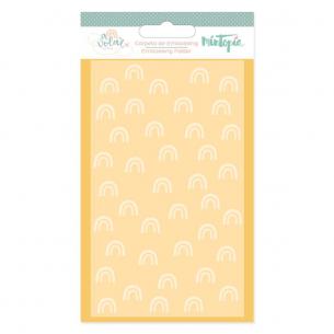 Carpeta de embossing Arcoíris