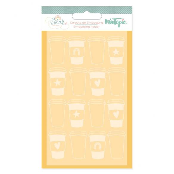 Carpeta de embossing Café