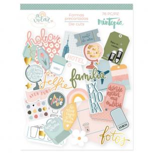Die cuts Tags y bolsillos con foil A volar