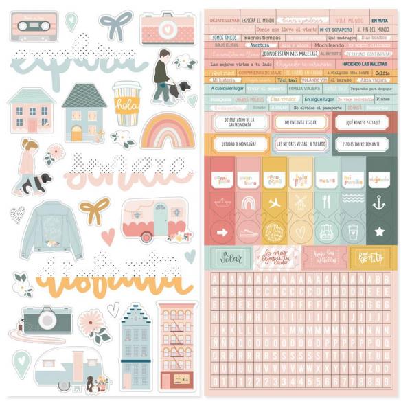 Stickers 6"x12" Illustrations and Phrases To Fly