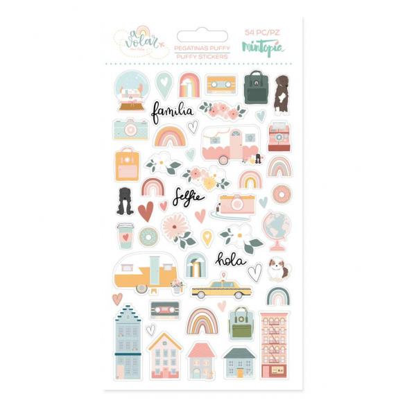 Puffy Stickers Flying