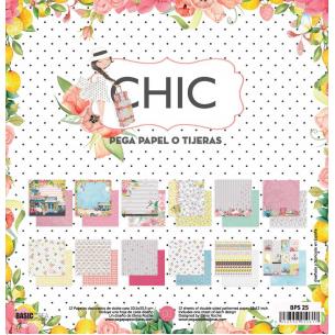 Colección "CHIC" - 12 Hojas /PAD 30,5x30X5