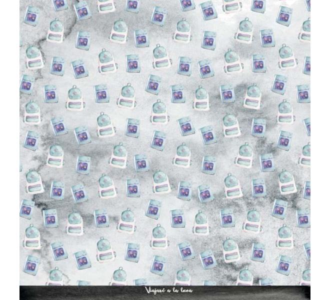 Lavanda &Book  6 papeles +1  Recortable  para scrapbooking  Manoli Navarro