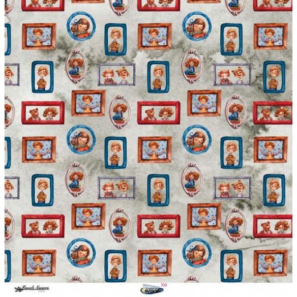 Lavanda &Book  6 papeles +1  Recortable  para scrapbooking  Manoli Navarro