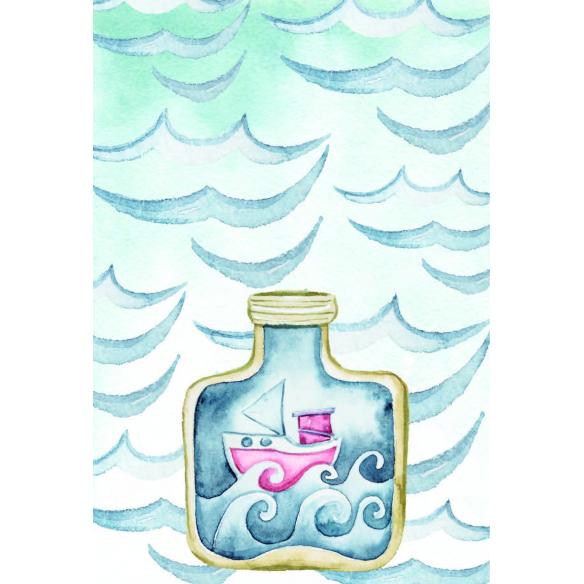 Vellum cards "CHIC" - 12 tarjetas 10x15 impresas en papel vegetal