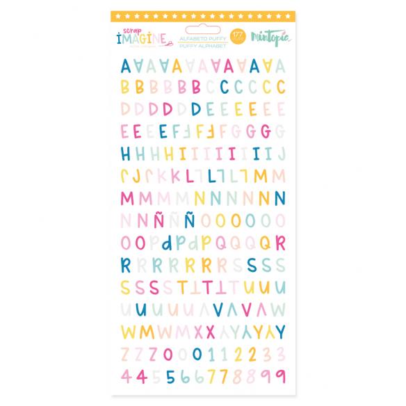 Alfabeto puffy Imagine