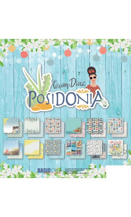 Colección POSIDONIA 12 Hojas /PAD 30,5x30X5cm