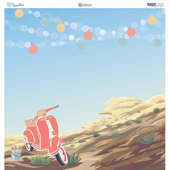 Colección POSIDONIA 12 Hojas /PAD 30,5x30X5cm