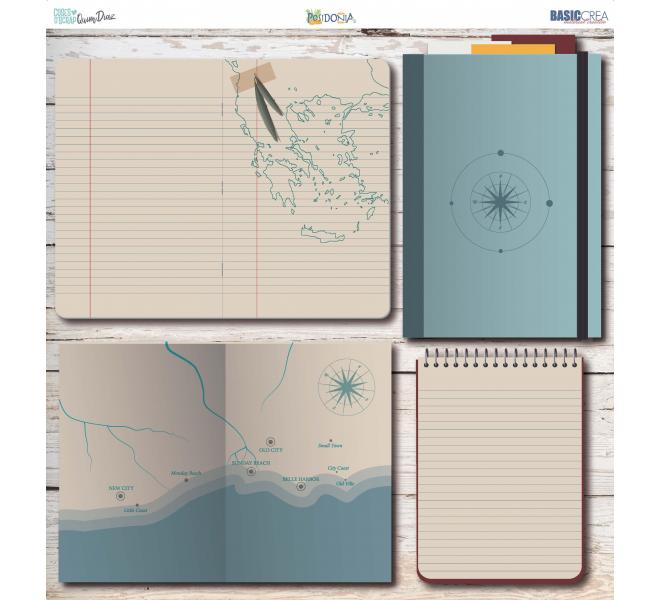 Colección POSIDONIA 12 Hojas /PAD 30,5x30X5cm