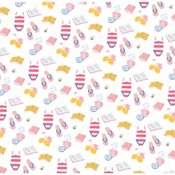 Papel Vellum EL MEJOR VERANO 6 hojas en papel vegetal 30,5x30,5cm