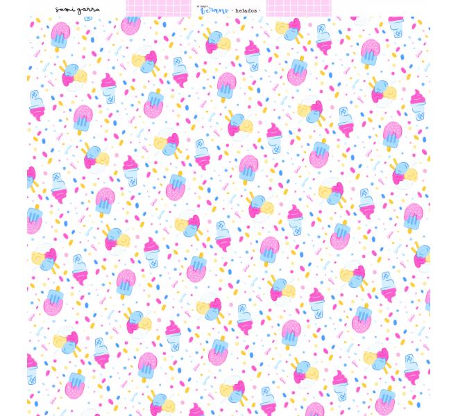 Colección EL MEJOR VERANO 12 Hojas /PAD 30,5x30X5cm