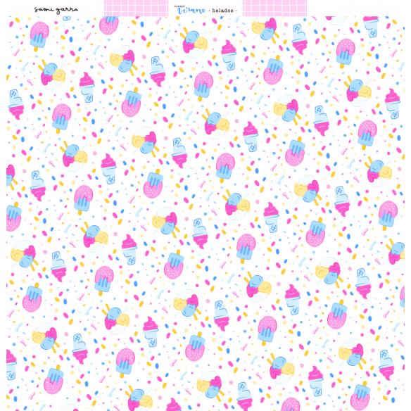 Colección EL MEJOR VERANO 12 Hojas /PAD 30,5x30X5cm