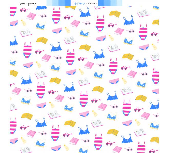 Colección EL MEJOR VERANO 12 Hojas /PAD 30,5x30X5cm