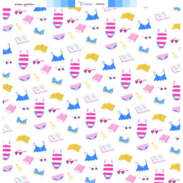 Colección EL MEJOR VERANO 12 Hojas /PAD 30,5x30X5cm