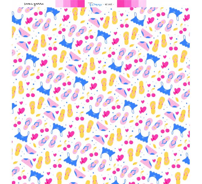 Colección EL MEJOR VERANO 12 Hojas /PAD 30,5x30X5cm