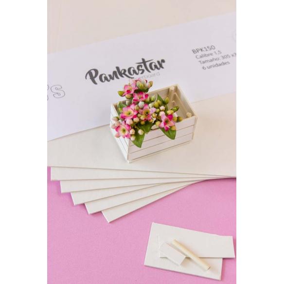 Cartón Kraft 1,5mm  33x33cm 2 hojas