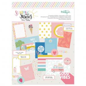 Summer Stories Pad 6"x8" Tarjetas y cut outs