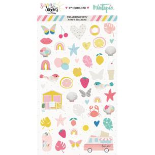 Puffy Summer Stories Stickers