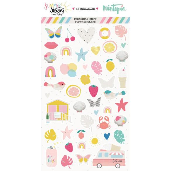Pegatinas puffy Summer Stories