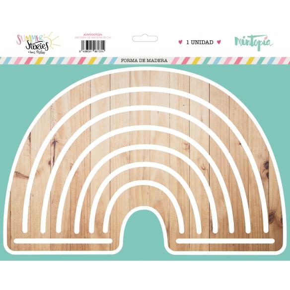 Arcoiris de madera 30 cm