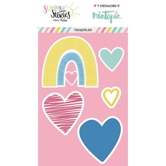 Heart and Rainbow Die