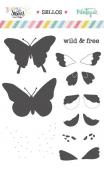 Set de sellos Mariposas de verano