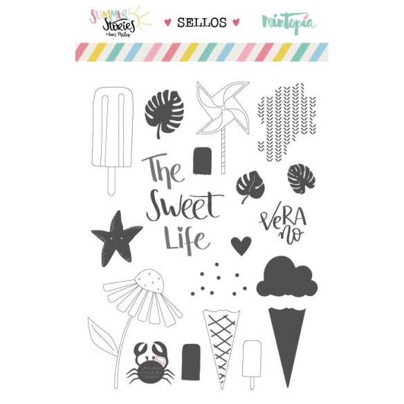 Set de sellos The sweet Life