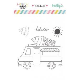 Ice cream truck stamp set