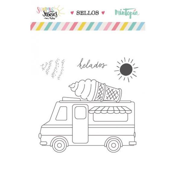 Ice cream truck stamp set