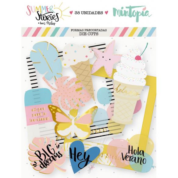 Die cuts vellum Summer Stories