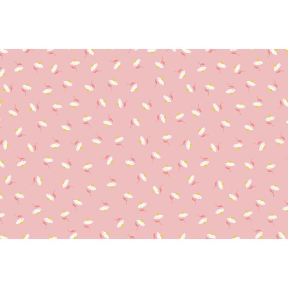 Falso cuero impreso Margaritas