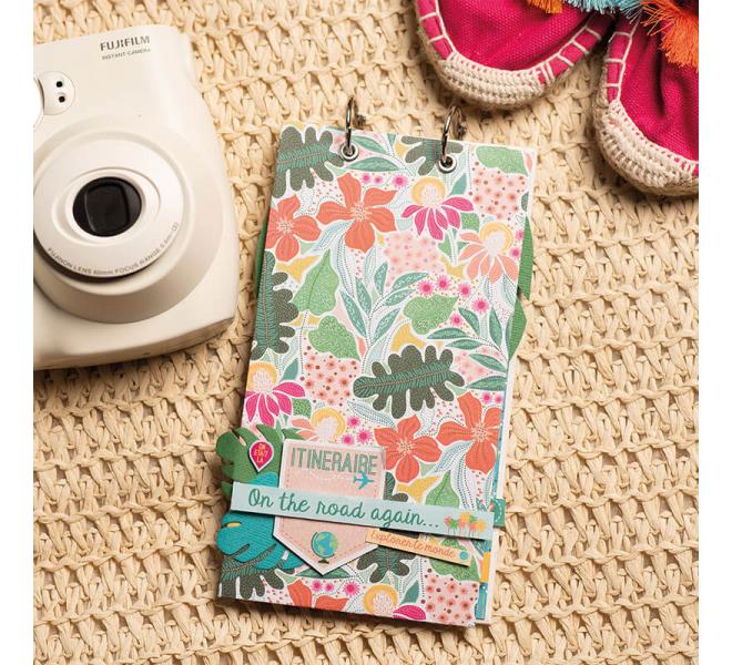 Surtido de  6 papeles  impresos a dos caras 30,5x30,5 cm Trop Green