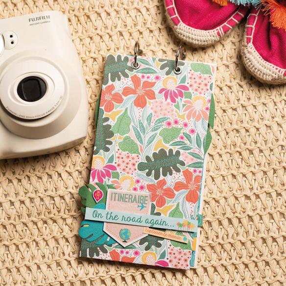 Surtido de  6 papeles  impresos a dos caras 30,5x30,5 cm Trop Green