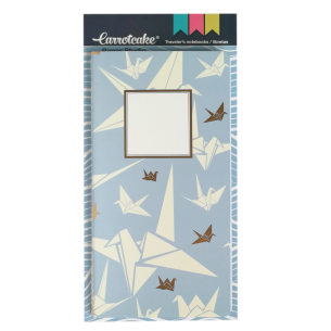 OrigamiSet 2 Cuadernos Cosidos Liso y Punteado 60 páginas 110x210mm