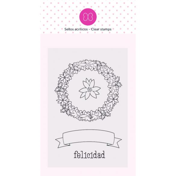Sello Felicidad - 9x6 cm