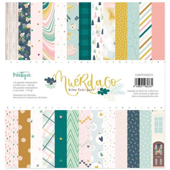 Stack of papers 12"x12" Mistlede