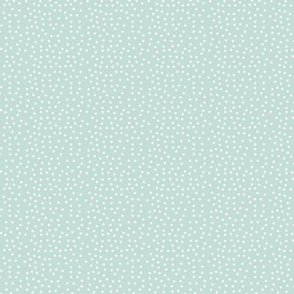 Fake Printed Leather Mistlede Puntitos Celeste