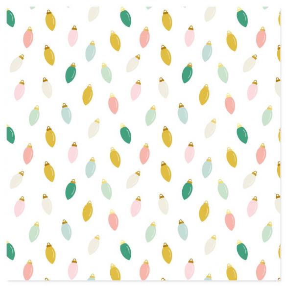 Vellum 12"x12" Mistlede Lights