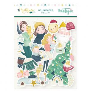 Die cuts Mistledegus illustrations