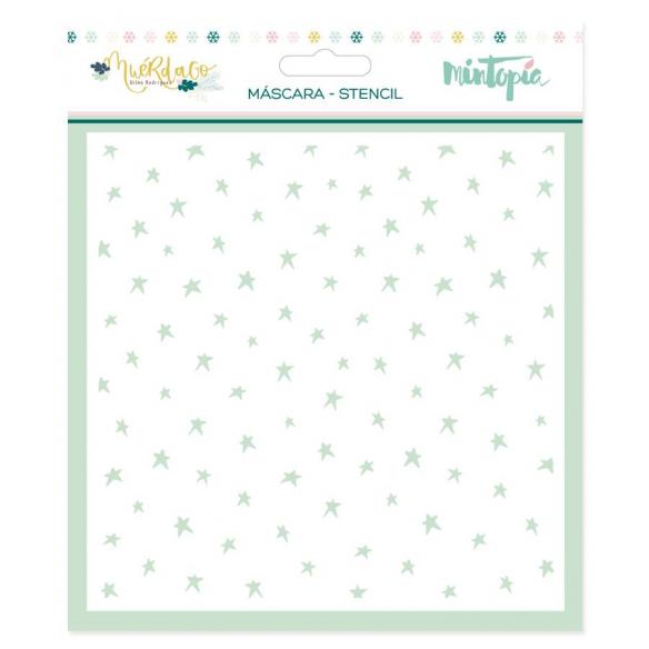Máscara 6"x6" Cielo estrellado