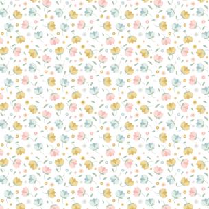 Tela de encuadernar Wilma Moon Flores