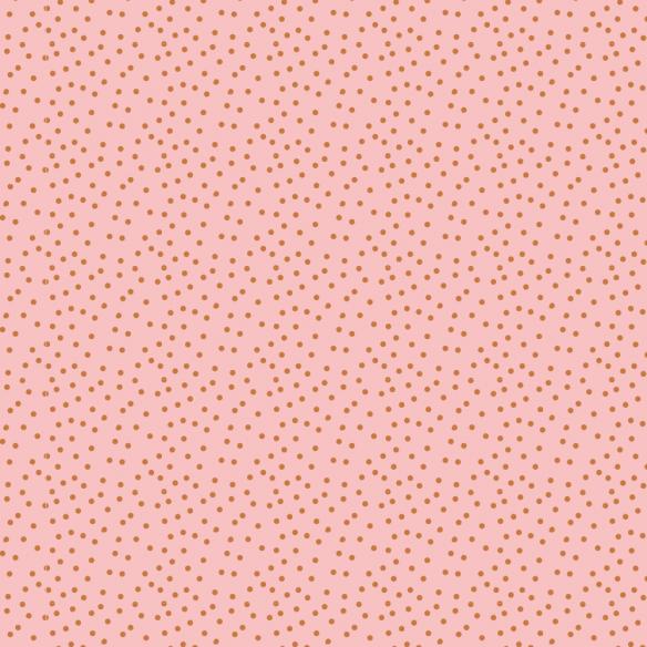 Tela de encuadernar Wilma Moon Topitos rosa