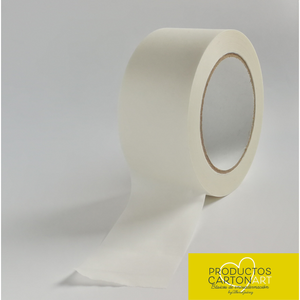 Cinta Adhesiva kraft Blanco