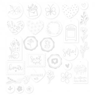 Die cuts acuarela-Colección Pétalos