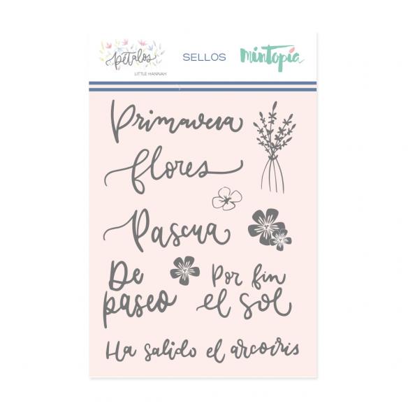 Sello Primavera-Colección Pétalos