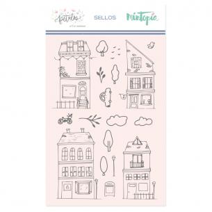 Sello Casitas-Colección Pétalos