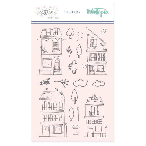 Sello Casitas-Colección Pétalos