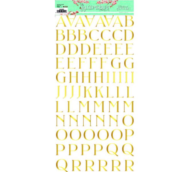 ALFABETO CAPITAL FOIL THE BLOOMSBURY