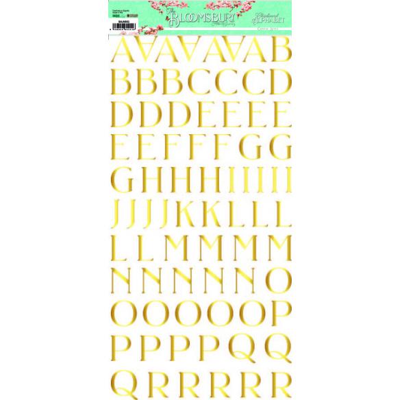 ALFABETO CAPITAL FOIL THE BLOOMSBURY