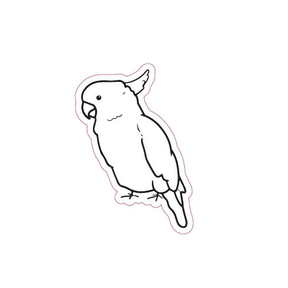 Sello Aloha Cacatúa